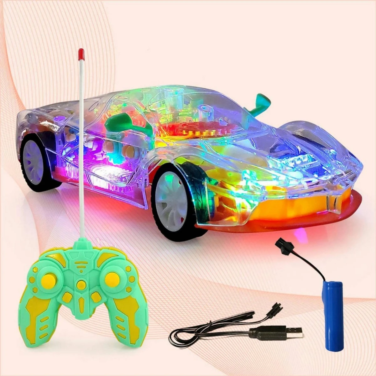 NHR 3D Remote Control Rechargeable Car