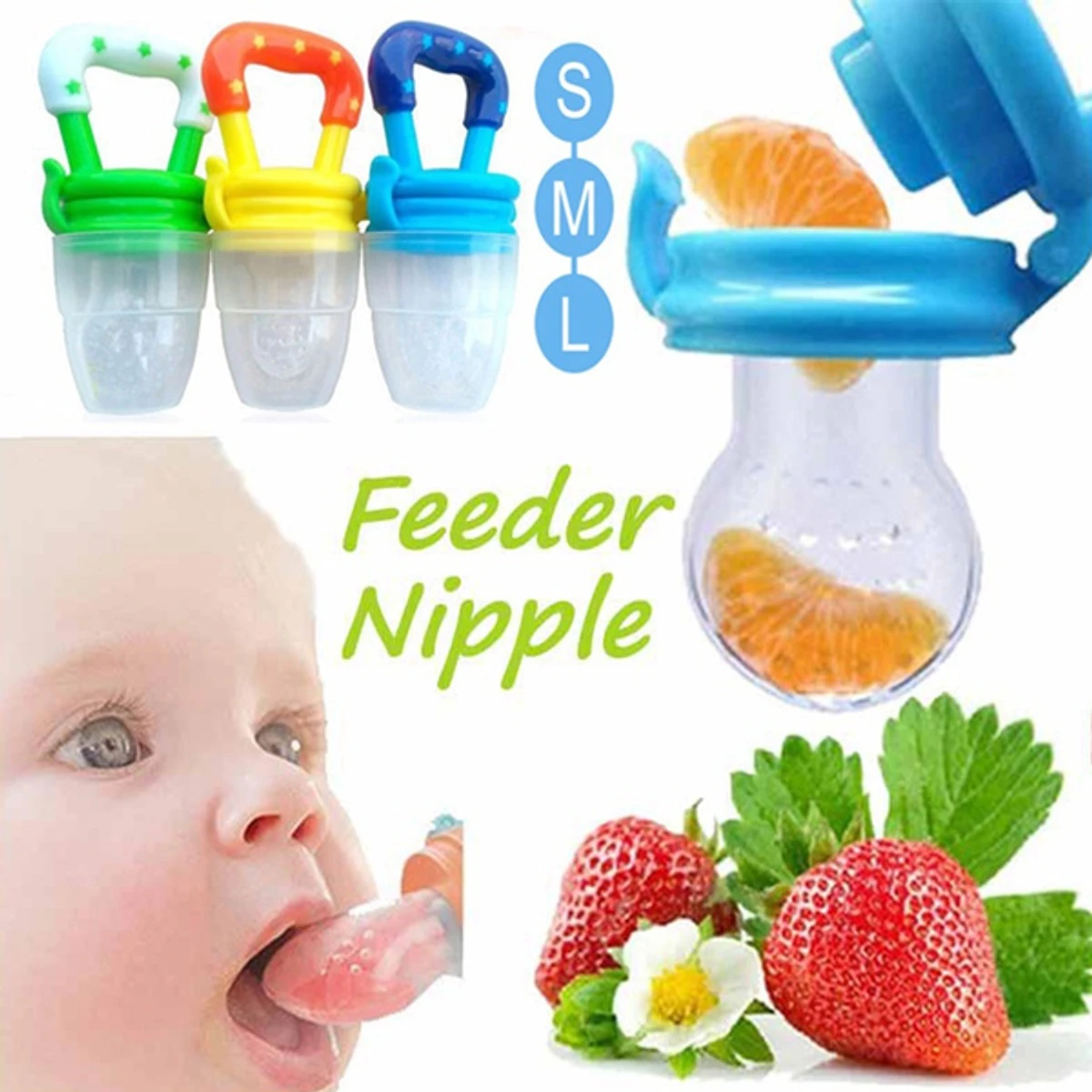 Baby Safe Fruit Feeder Nipples