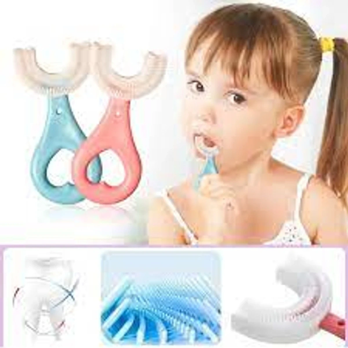 1pcs - U-Shaped Baby Toothbrush