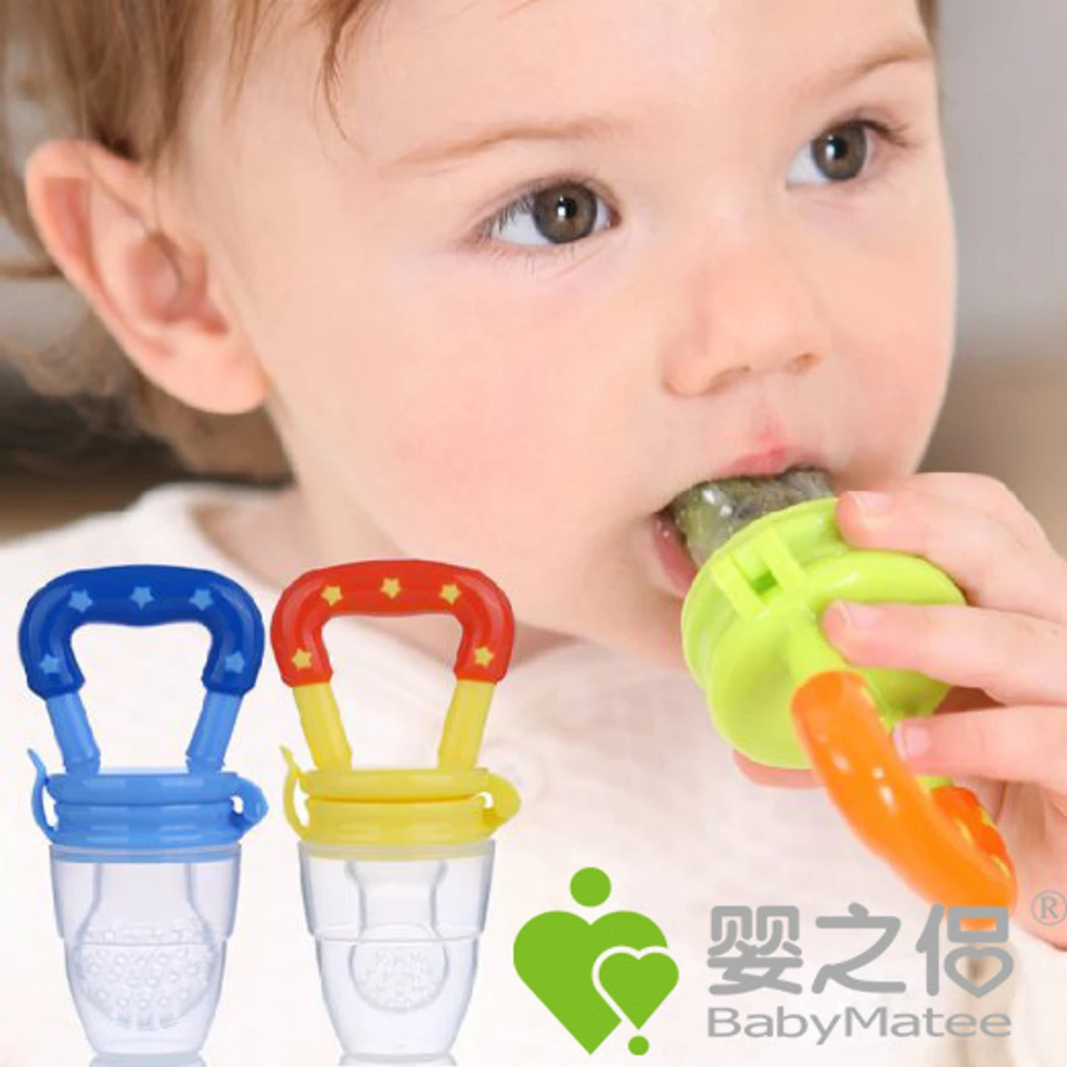 3 pcs - Baby Safe Fruit Feeder Nipples