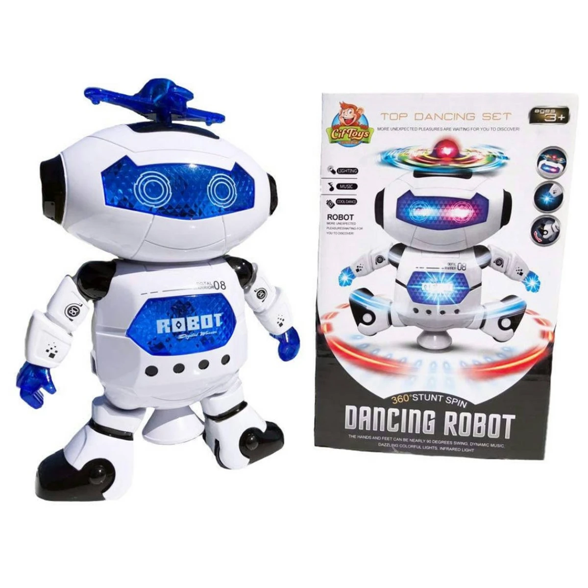 Electronic Dancing Robot Toy For Kids